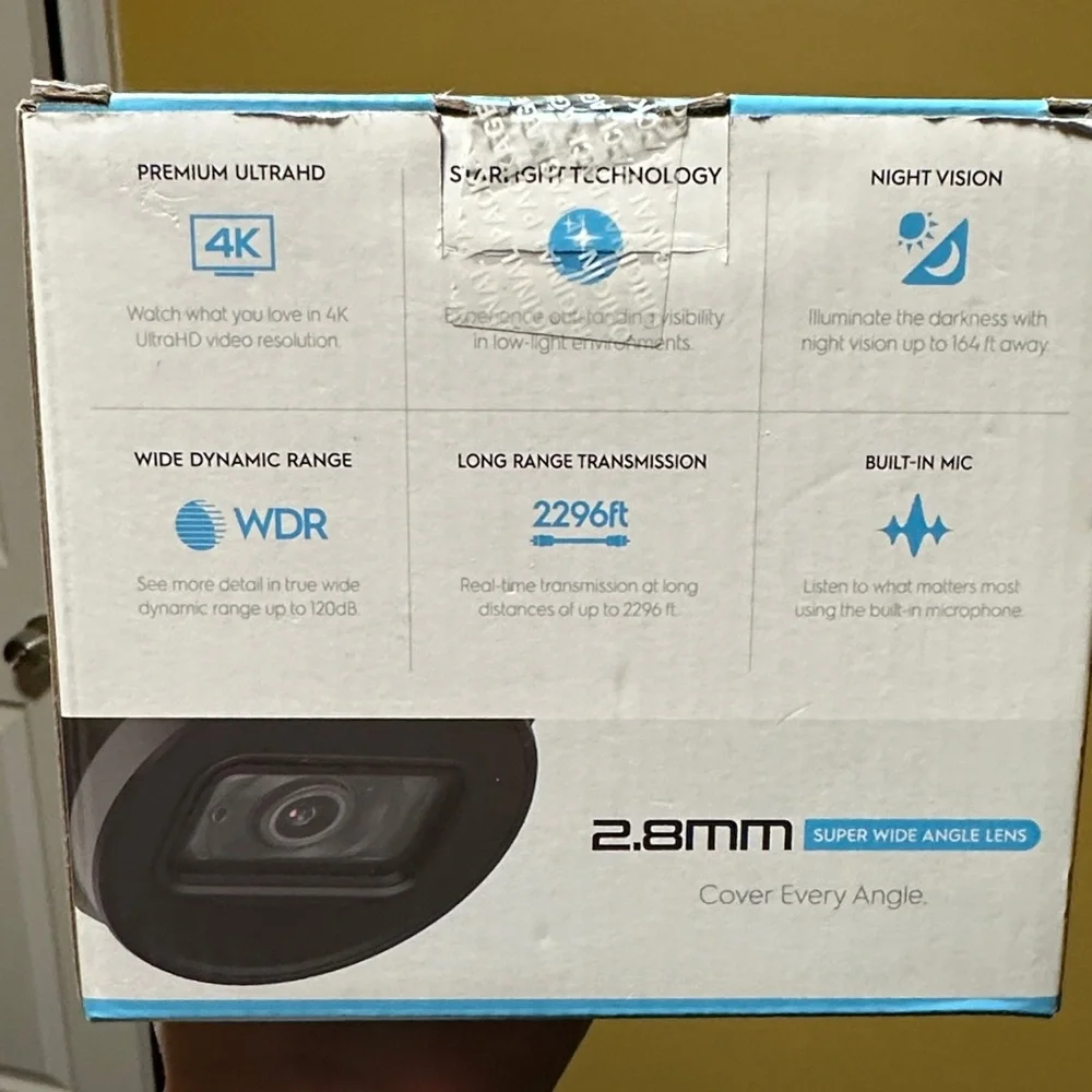 Crest Black 8-Megapixel Analog Outdoor Security Camera